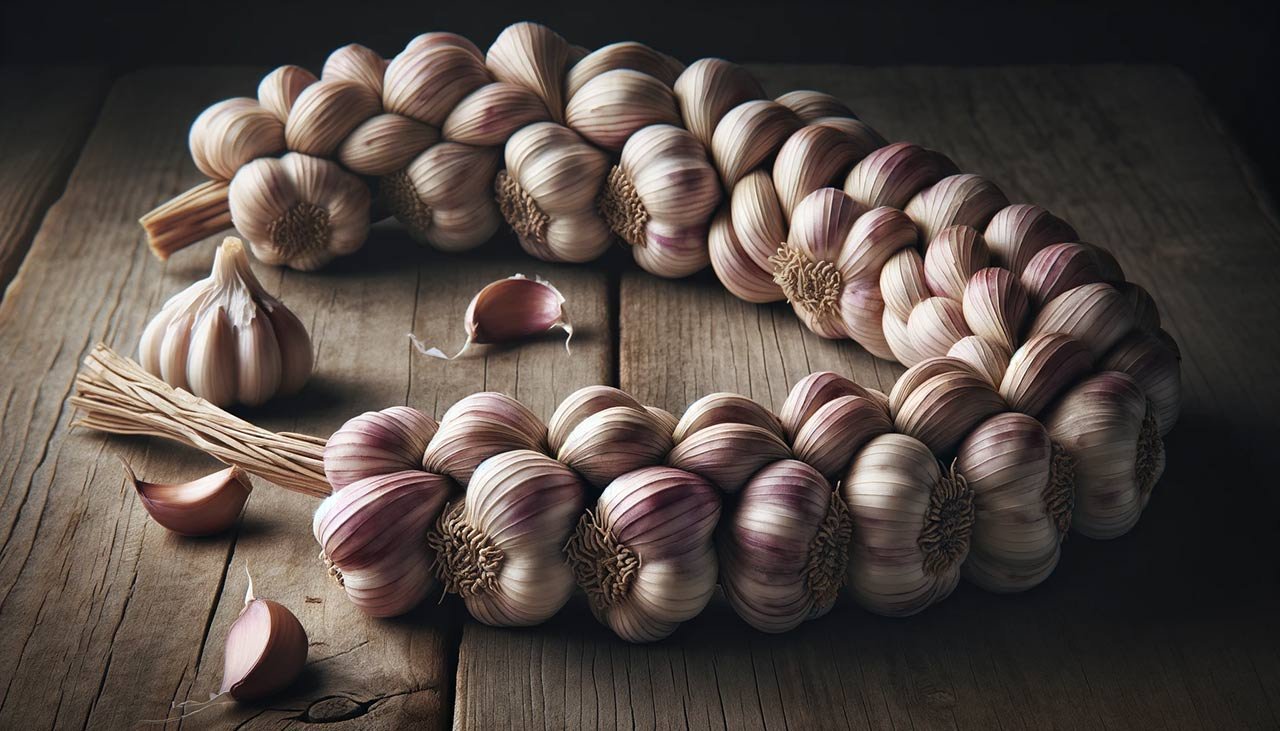How To Make A Garlic Braid
